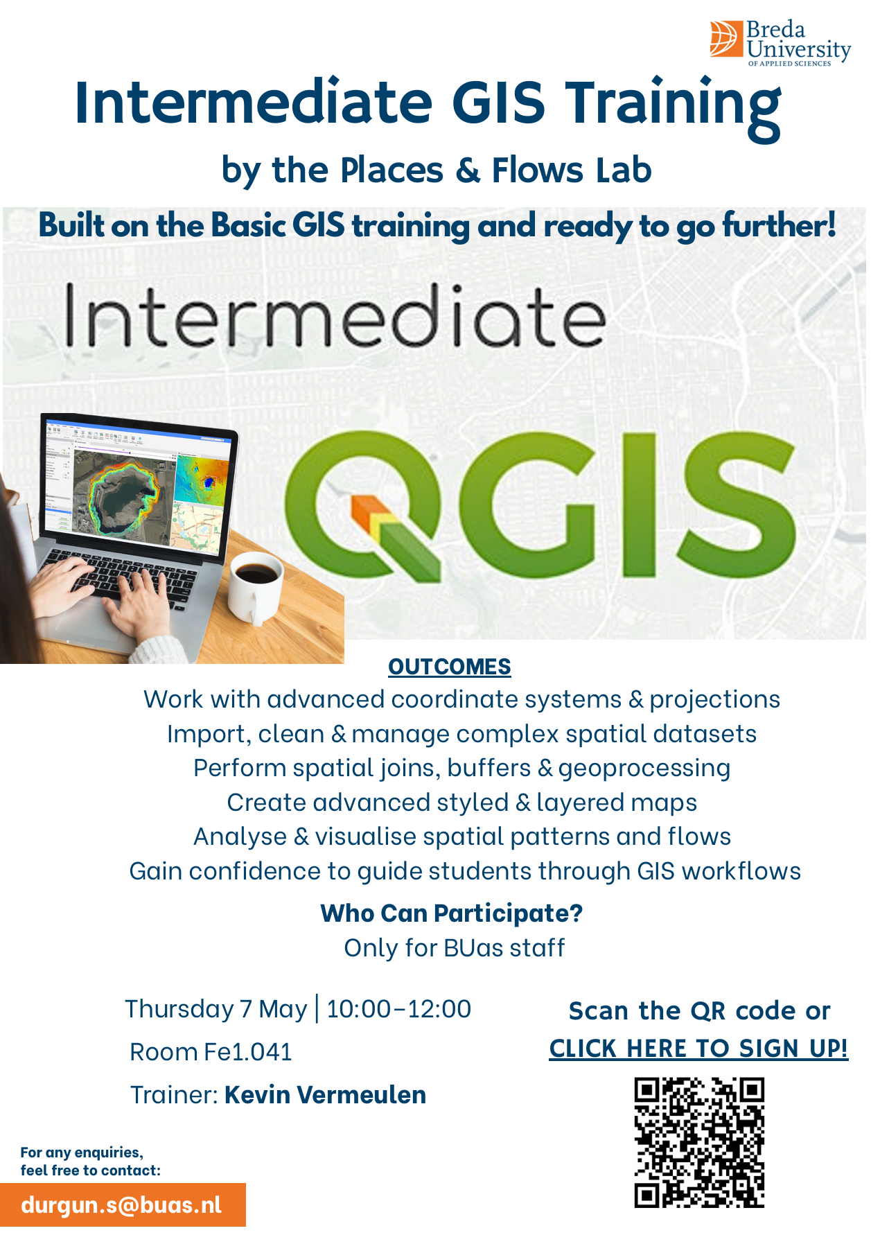 Intermediate GIS Training Flyer